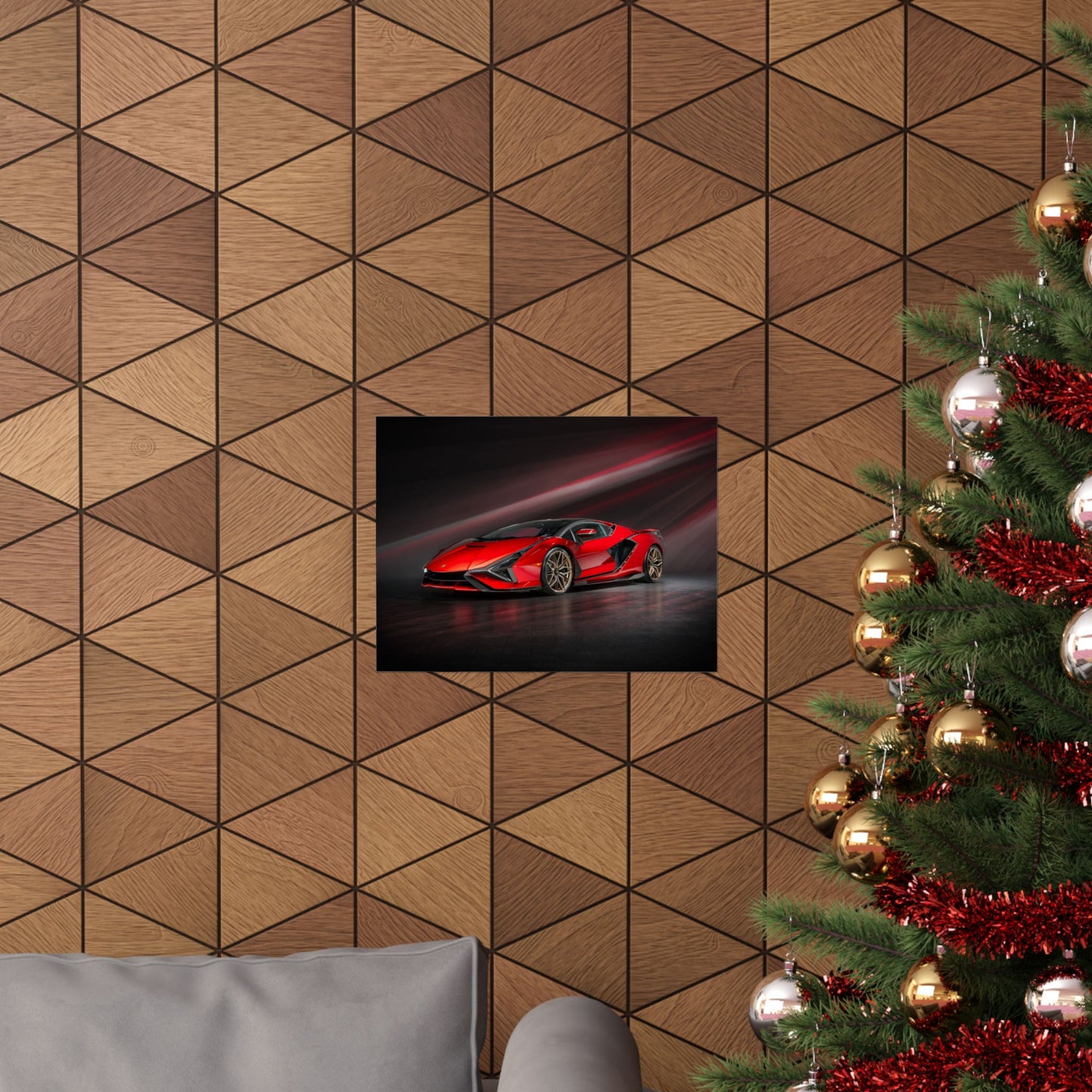 “Red to Carbon” – Sián FKP 37 Hypercar Art Print