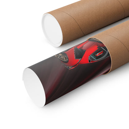 “Red to Carbon” – Sián FKP 37 Hypercar Art Print