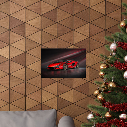 “Red to Carbon” – Sián FKP 37 Hypercar Art Print