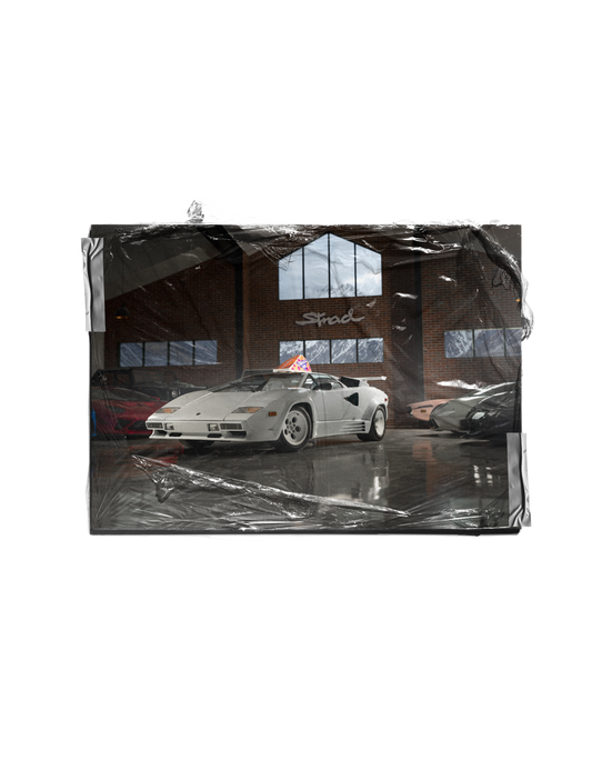 STRADMANS COUNTACH- Matte Horizontal Wall Art for Auto Enthusiasts
